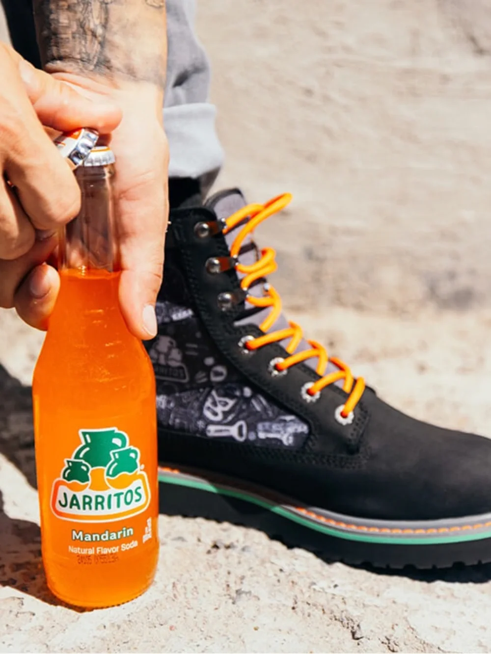 Wolverine x Jarritos Trade Wedge Boot Collab